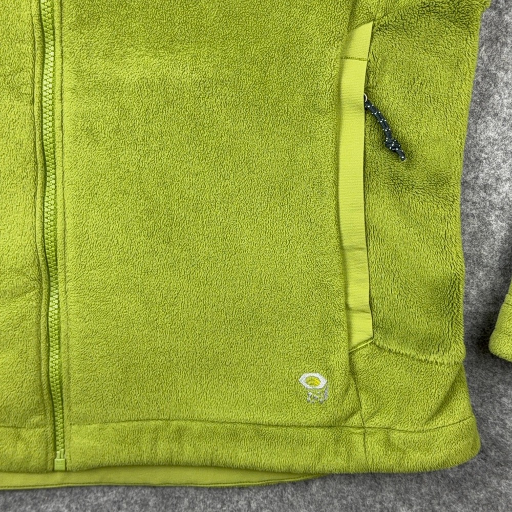 Mountain Hardwear Fleece Jacket‎ Womens Large Green Full Zip Microfleece Hiking - Picture 5 of 13